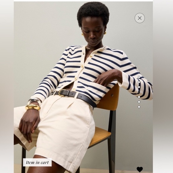 Emilie Sweater Lady Jacket in Stripe - Picture 4 of 10